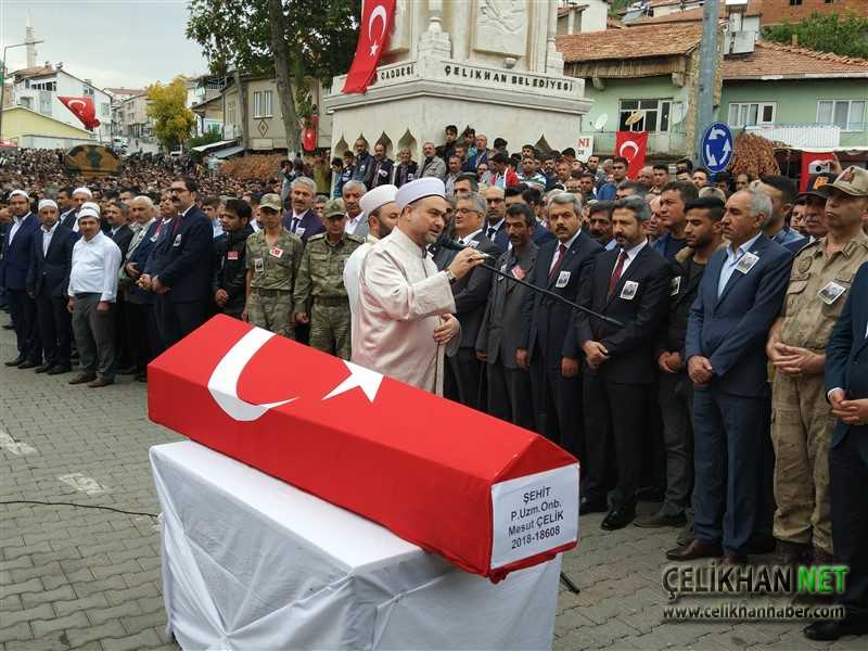 Şehit Mehmet Çelik cenaze töreni
