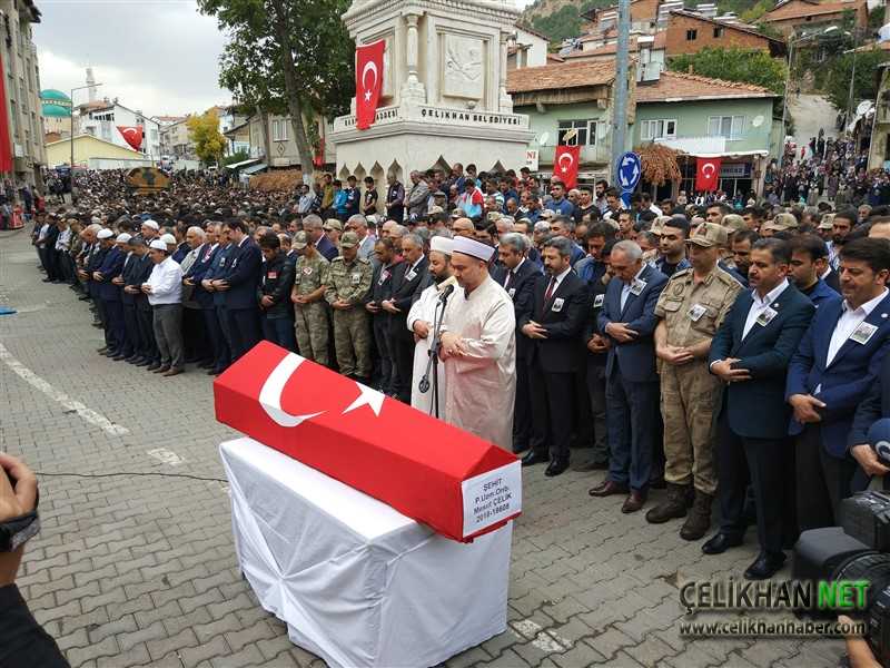 Şehit Mehmet Çelik cenaze töreni