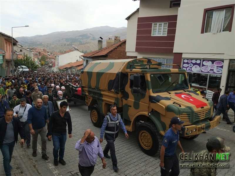 Şehit Mehmet Çelik cenaze töreni