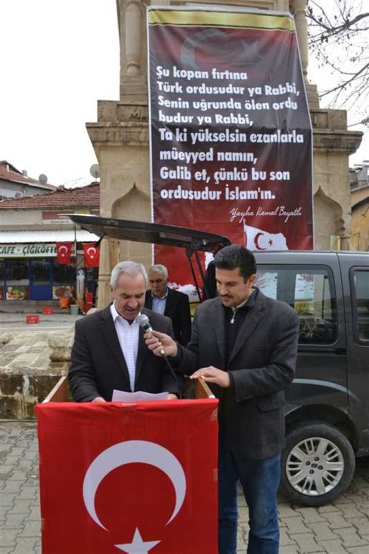 AFRİN ŞEHİTLERİ İÇİN GIYABİ CENAZE NAMAZI