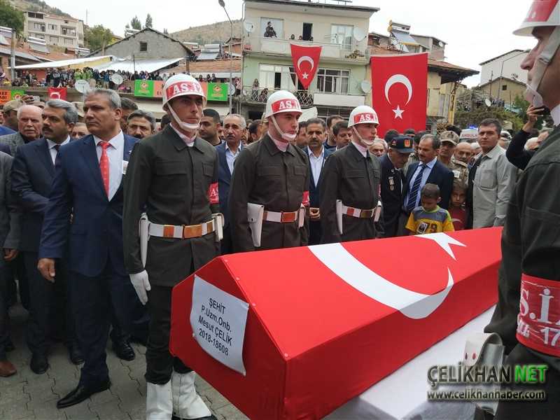 Şehit Mehmet Çelik cenaze töreni