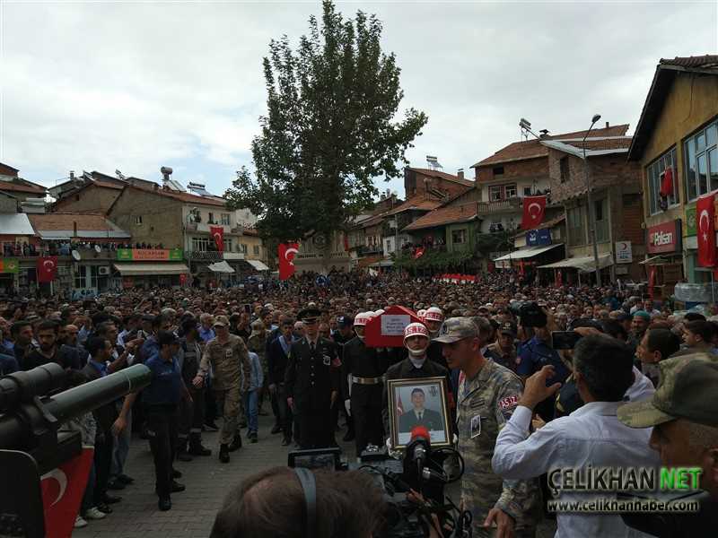 Şehit Mehmet Çelik cenaze töreni