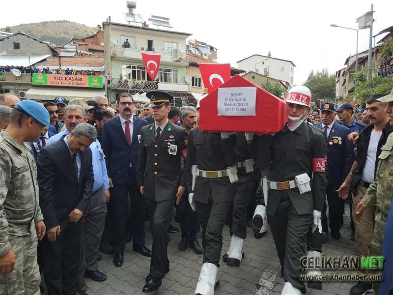 Şehit Mehmet Çelik cenaze töreni