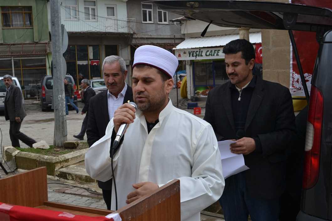AFRİN ŞEHİTLERİ İÇİN GIYABİ CENAZE NAMAZI