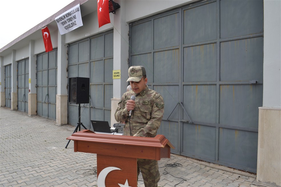 GÜVENLİK KORUCULARI YEMİN TÖRENİ