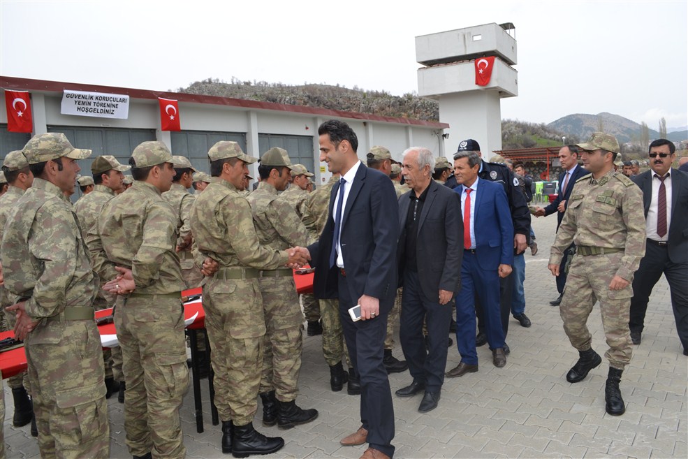 GÜVENLİK KORUCULARI YEMİN TÖRENİ