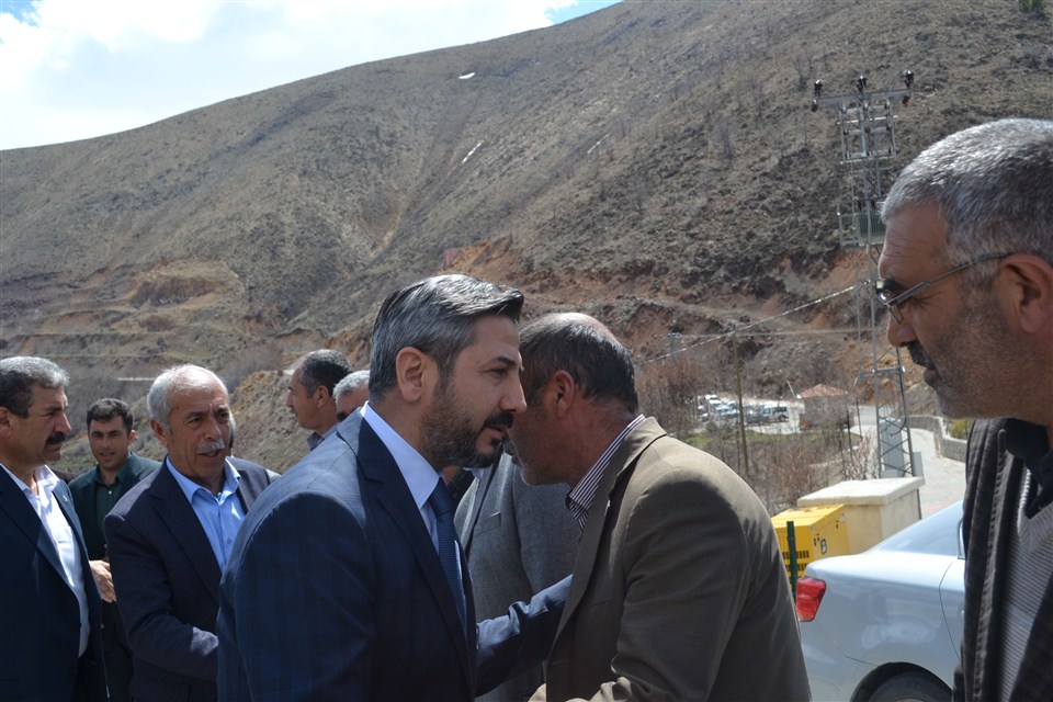 TBMM  başkan vekili Ahmet Aydın Çelikhan'da