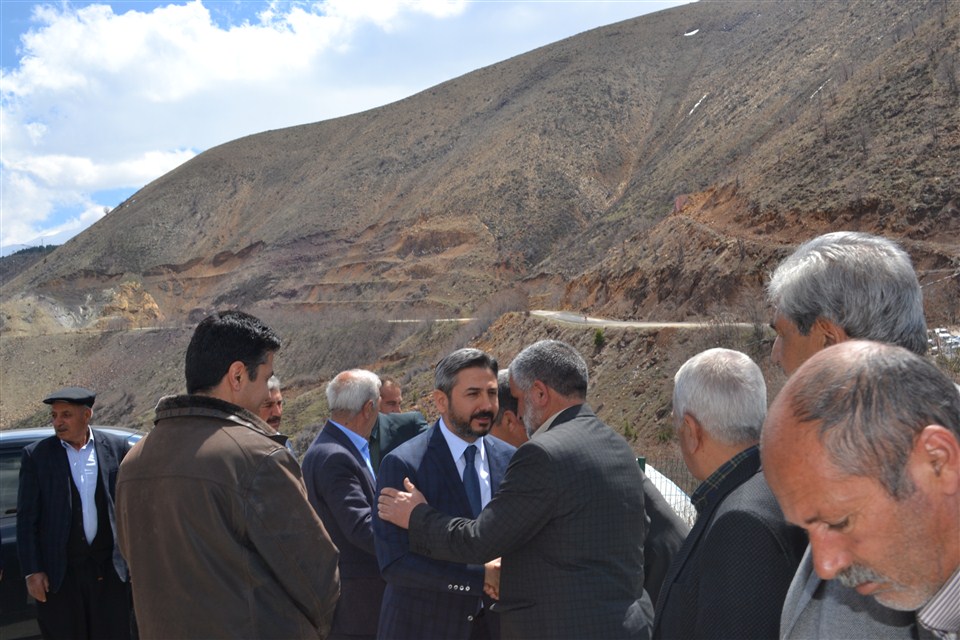 TBMM  başkan vekili Ahmet Aydın Çelikhan'da
