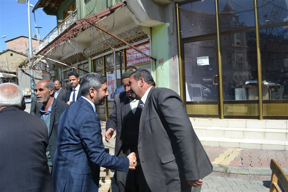 TBMM  başkan vekili Ahmet Aydın Çelikhan'da