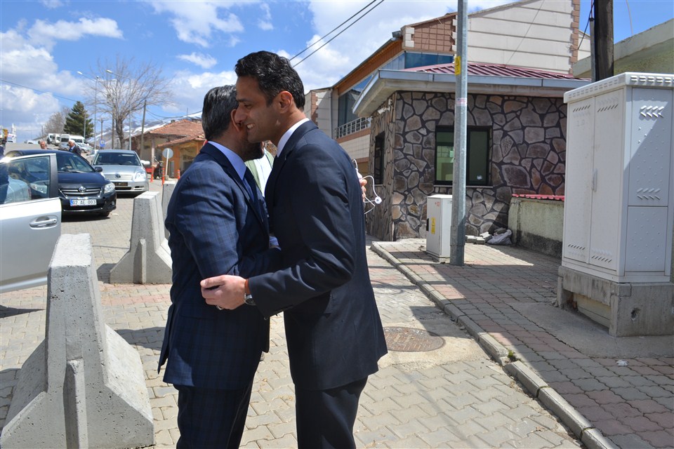 TBMM  başkan vekili Ahmet Aydın Çelikhan'da