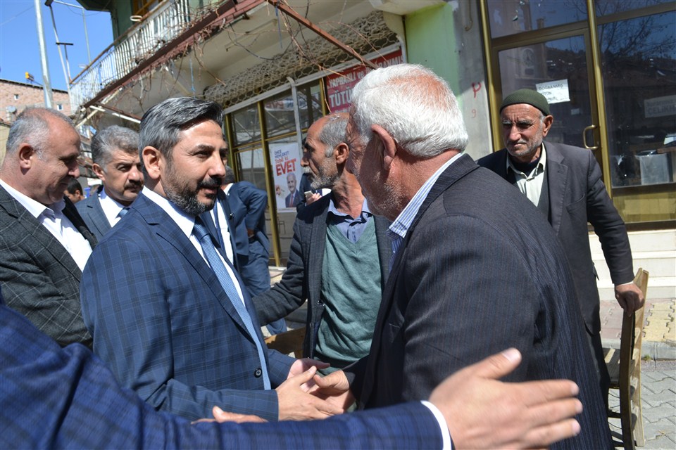 TBMM  başkan vekili Ahmet Aydın Çelikhan'da