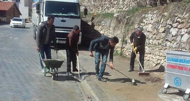 Çelikhan Belediyesinden Bahar temizliği