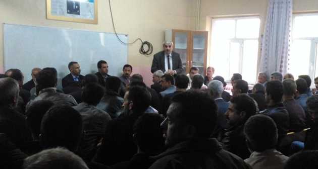 Çelikhan'da Okul Aile Birliği Toplantısı