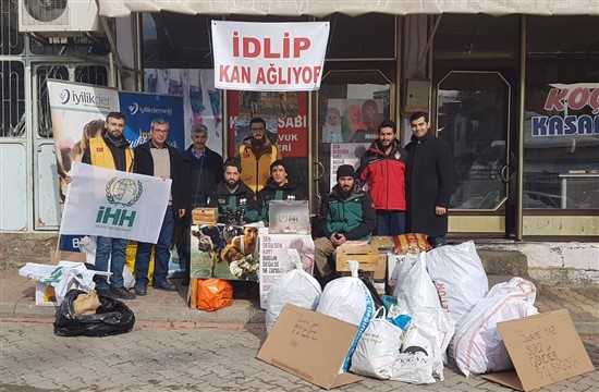 Çelikhan'dan İdlip'e Yardım Kampanyası
