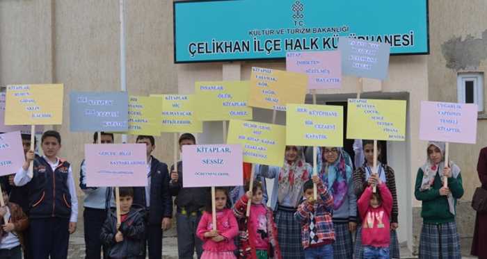 Çelikhan İlçe halk Kütüphanesinin açılışı yapıldı.
