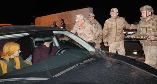 Jandarma'dan Yılbaşı Öncesi Trafik Denetimi