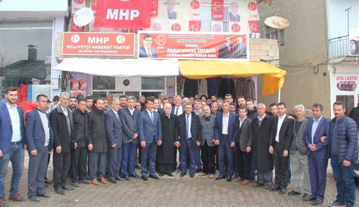 MHP Milletvekili A.Muhittin Taşdoğan Çelikhan'ı Ziyaret Etti