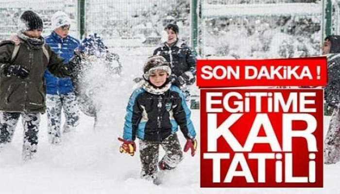 Okullarda Kar Tatili